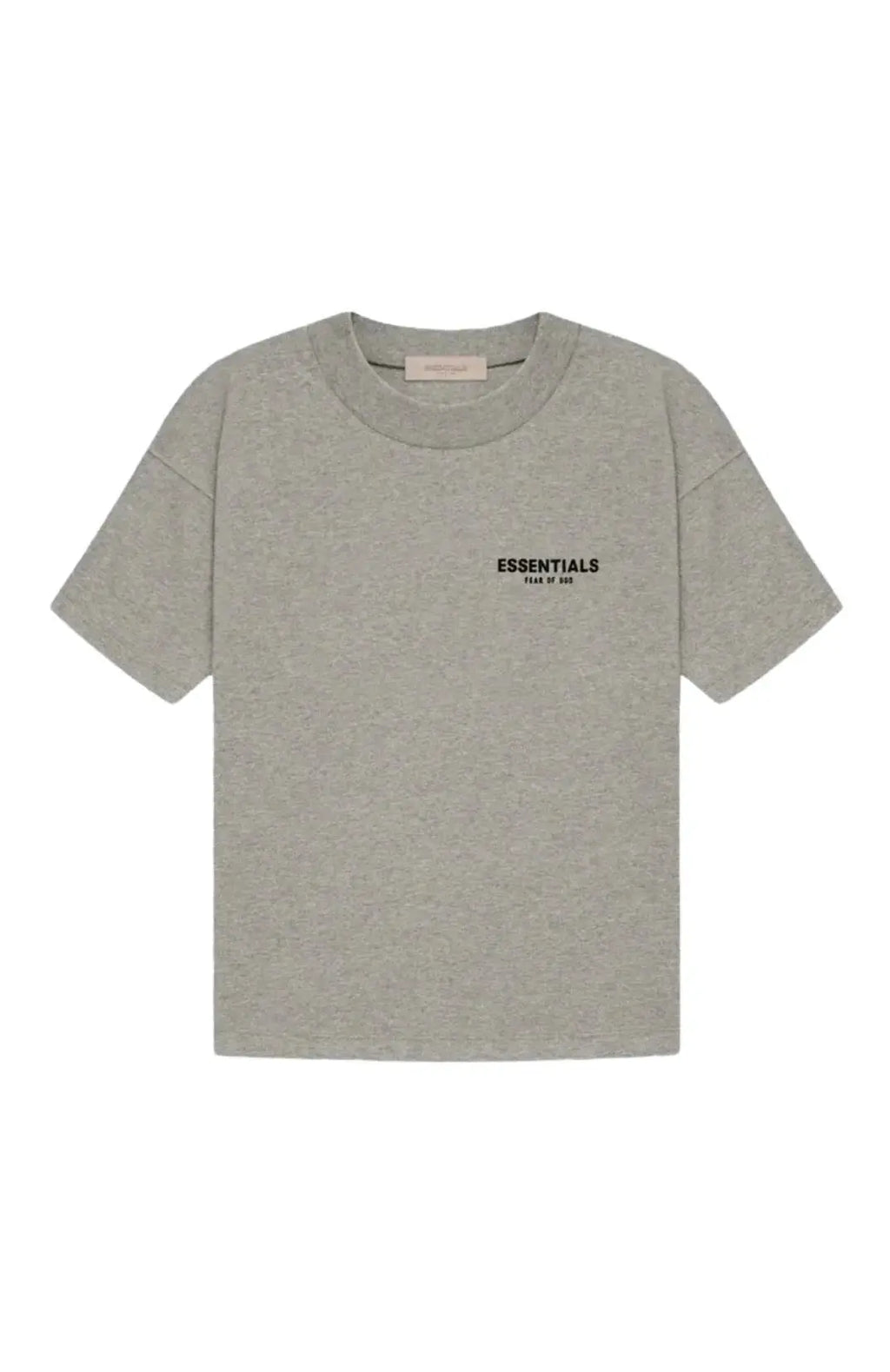 Fear of God Essentials Dark Oatmeal Summer Set — t-shirt oversize vue face