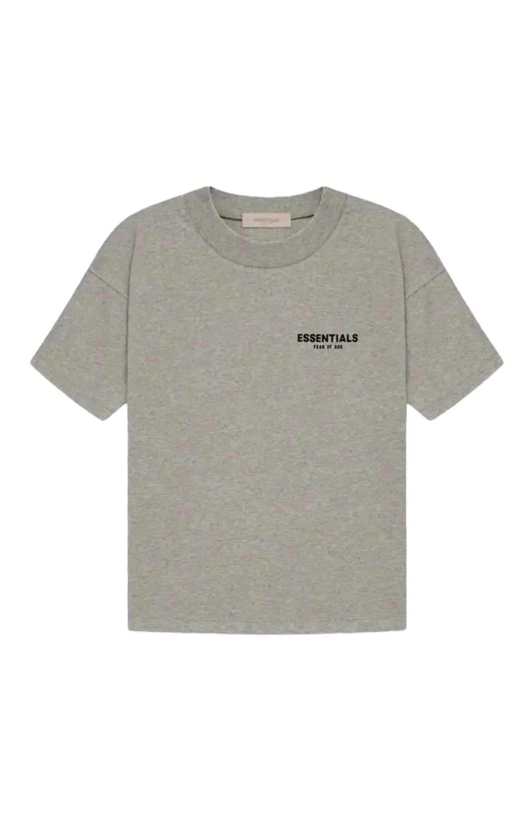 Fear of God Essentials Dark Oatmeal Summer Set — t-shirt oversize vue face