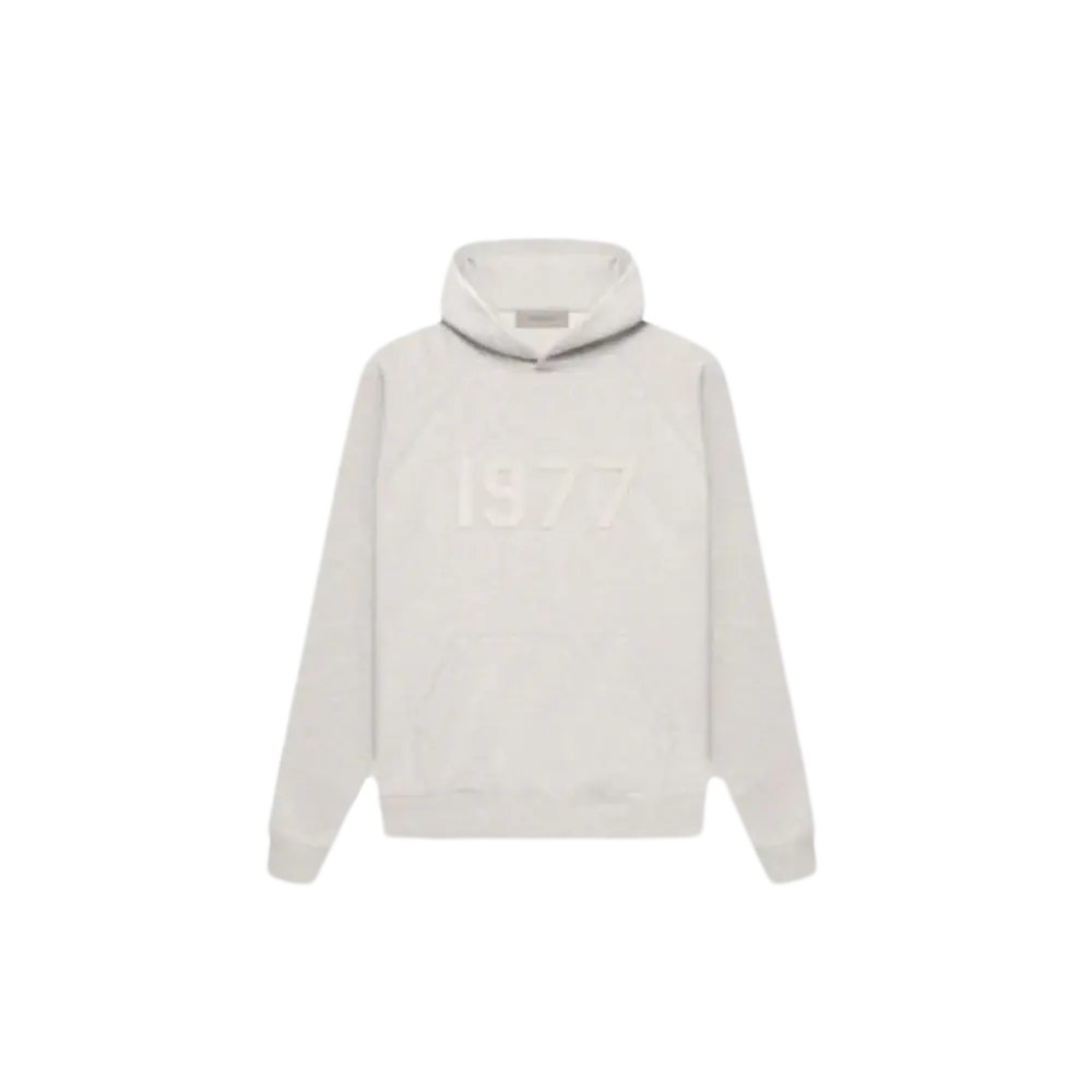 Fear of God Essentials 1977 Light Oatmeal — hoodie beige naturel premium