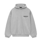 Fear of God Essentials FW24 Light Heather — hoodie oversize gris clair