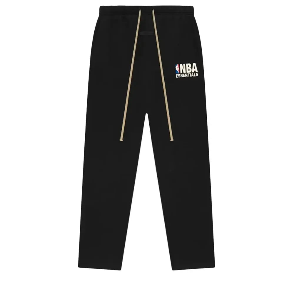 Fear of God Essentials NBA Black White — hoodie broderie NBA