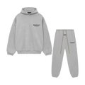 Fear of God Essentials FW24 Light Heather Full Set — ensemble gris chiné