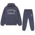 Fear of God Essentials FW24 Marine Full Set — ensemble bleu marine hoodie jogging oversize