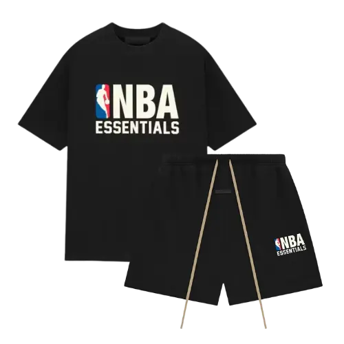 Fear of God Essentials NBA Black White Essentials District