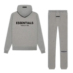 Fear of God Essentials Dark Oatmeal Full Set — ensemble hoodie jogging beige