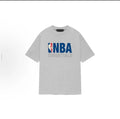 T-shirt Fear of God Essentials NBA Light Heather — vue face gris chiné