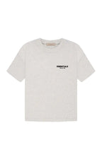 Fear of God Essentials Light Oatmeal Summer Set — t-shirt beige oversize vue face