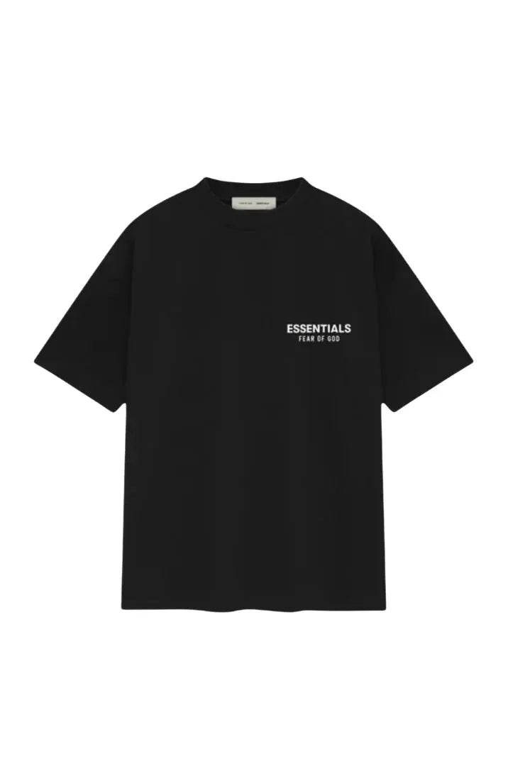 Fear of God Essentials SS25 Jet Black Summer Set — t-shirt Jet Black oversize