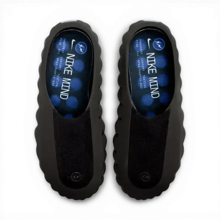 Nike Mind 001 x Fragment Design — vue dessus semelle innovante